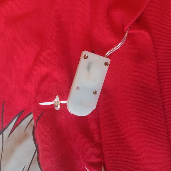 Tom and Jerry Light up Ugly Christmas pullover Sweater Red Graphic Print M/L - Picture 6 of 9